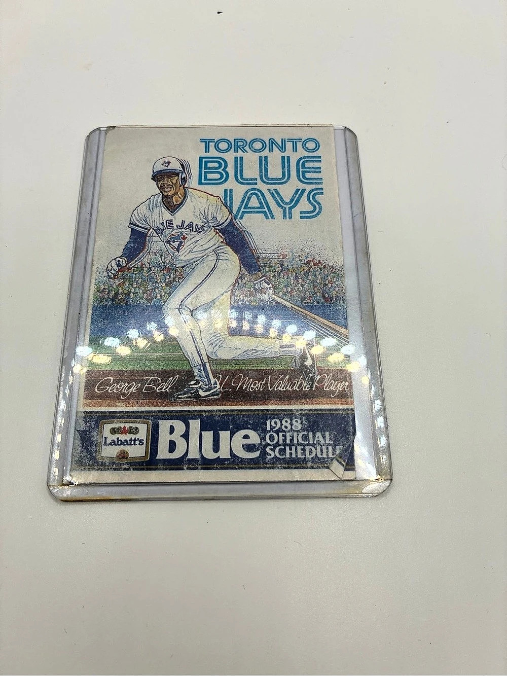 Toronto Blue Jays 1988 Toronto Blue Jays Labatt Blue Official Schedule 1988
